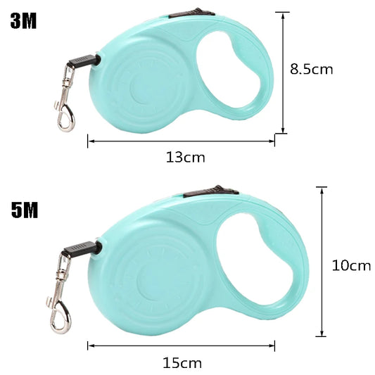 10ft Automatic Retractable Pet Dog Leash for Small Dogs Walking Running Nylon Puppy Dog Lead for 33lb Pets Supplies kopek tasma