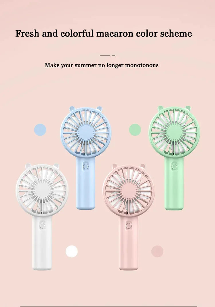 (Kopie) Rechargeable Mini Handheld Fan Cooling Fans for Home Office Travel Outdoor and Camping Dropship Operated Small Fan