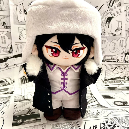 Original Bungo Stray Dogs Fyodor D Cotton Doll Toys for Children Adults 20cm anime Dress-up Plush Puppet Gift with Cute Costumes