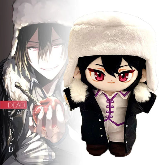 Original Bungo Stray Dogs Fyodor D Cotton Doll Toys for Children Adults 20cm anime Dress-up Plush Puppet Gift with Cute Costumes