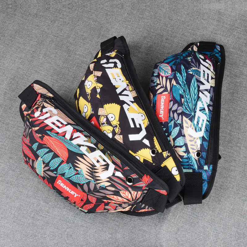 Custom Logo Oxford Cloth Waist Bag for Men